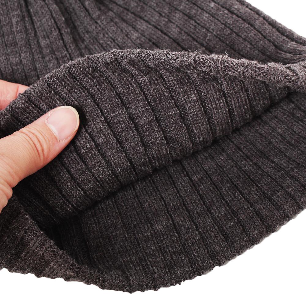 国産毛混リブ編みシンプルワッチ