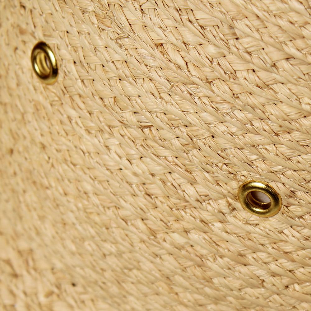 ラフィアブレード ハトメ付メトロハット