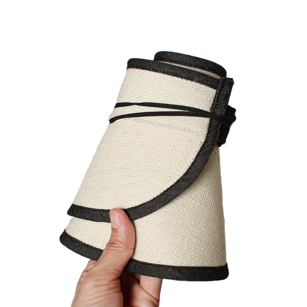 ジュートパイピングサンバイザー