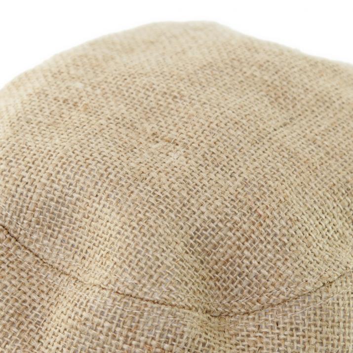 ジュートスウェット巻きワークキャップ