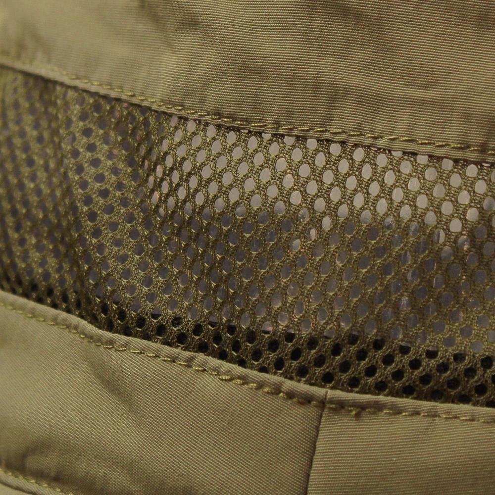 撥水垂れ付きメッシュサファリ