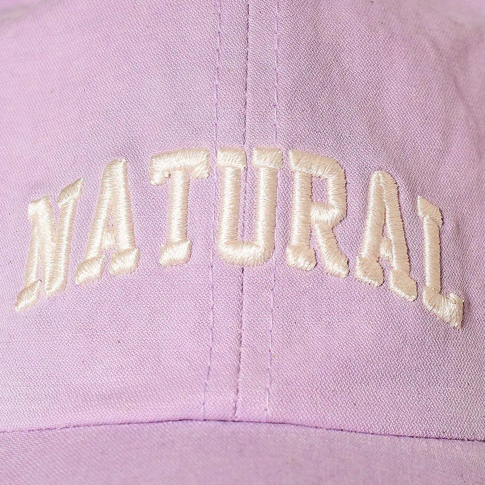 コットンNATURAL刺繍キャップ