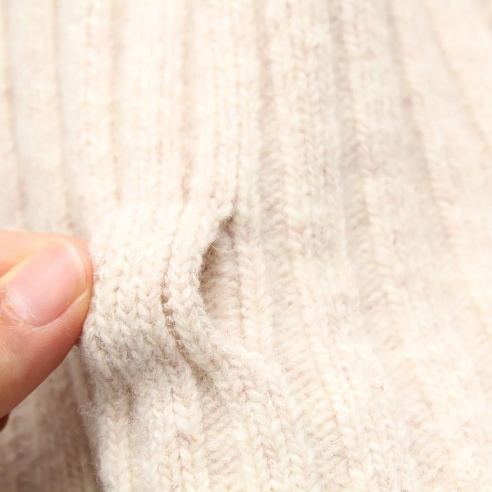 グログランリボンチュール掛けニット