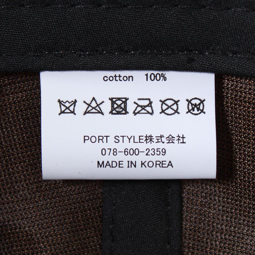 PARISタグコーデュロイキャップ