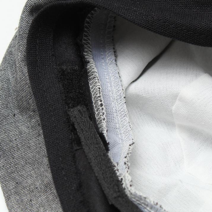 インディゴコットン小つばクロッシェ