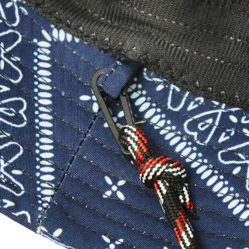 撥水ペイズリーバケットハット