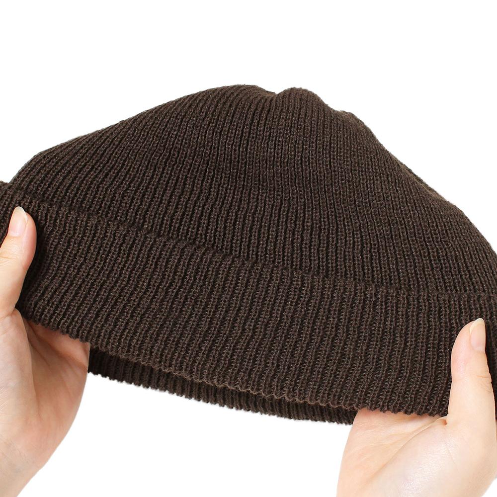 PE国産刺繍入浅めニット