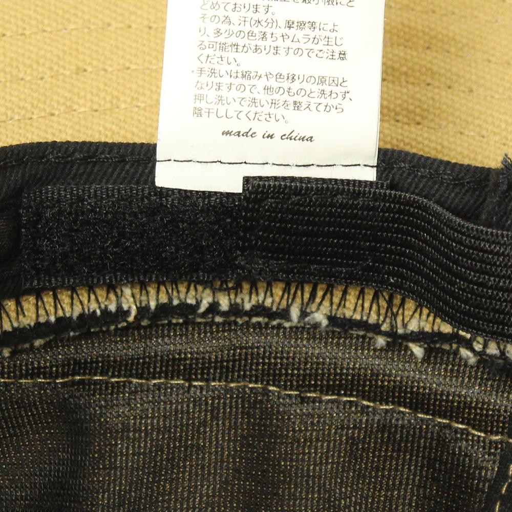 コットンキャンバスワッペンメトロハット