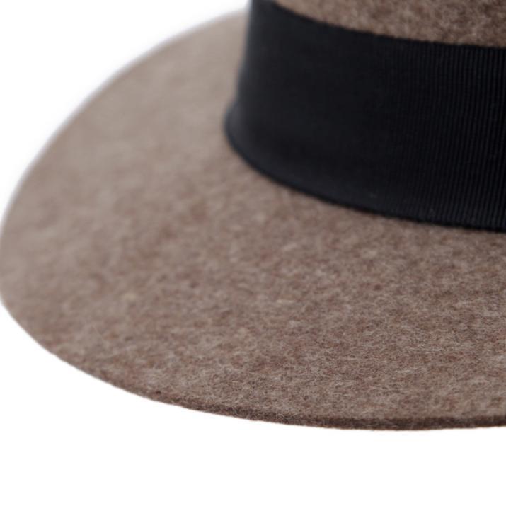 帯有ツバ広中折