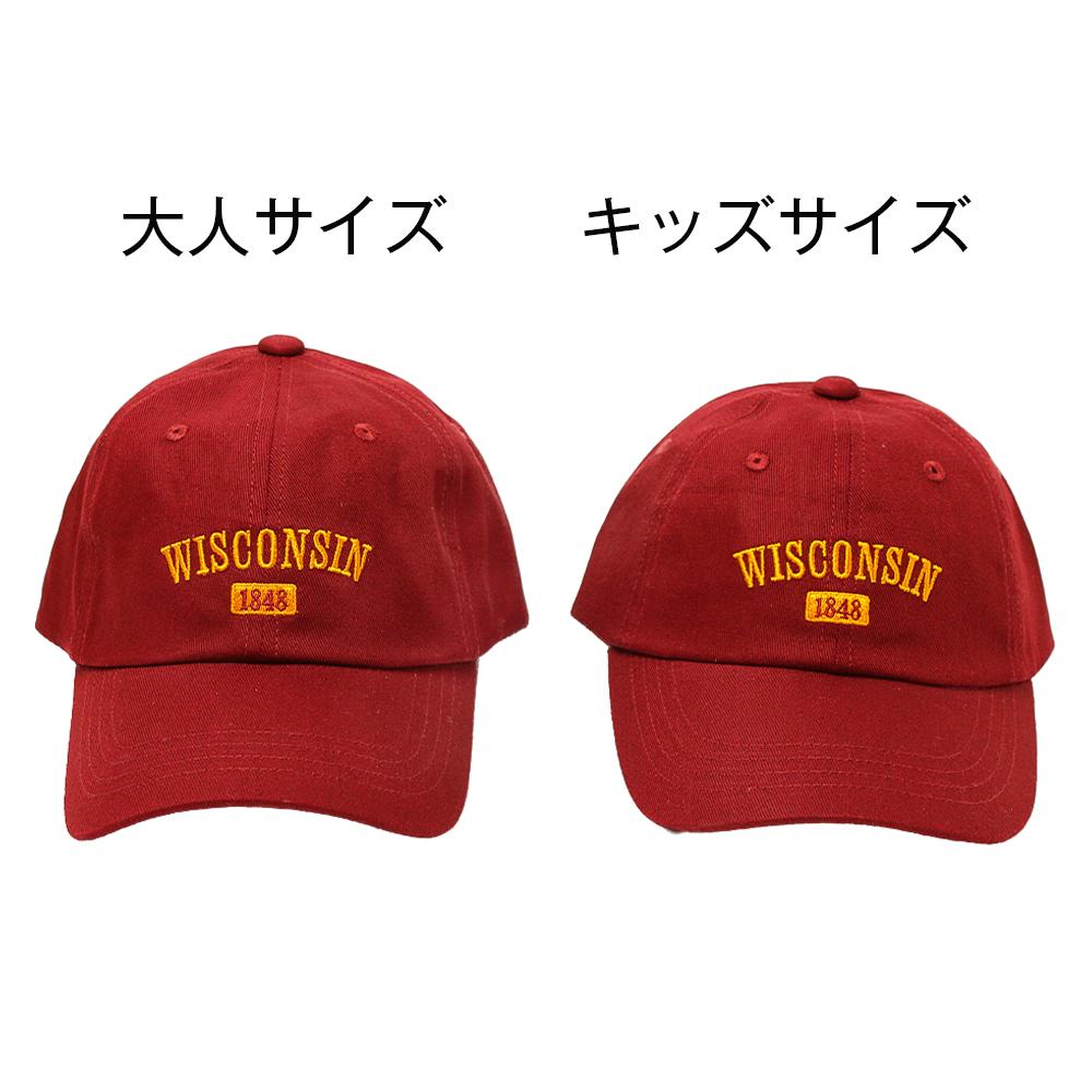 ツイルカレッジ刺繍キャップ