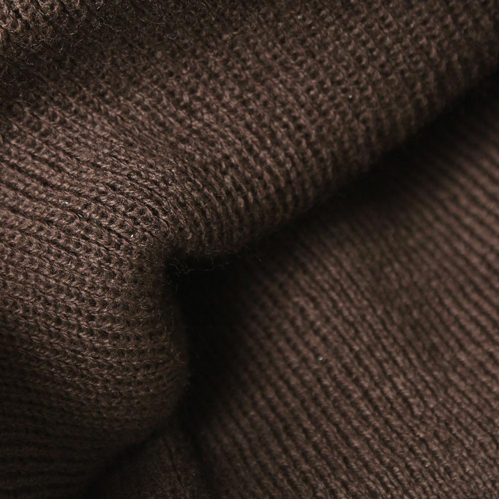 PE国産刺繍入浅めニット