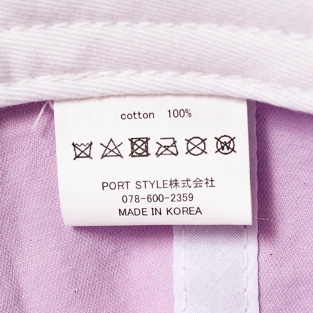 コットンNATURAL刺繍キャップ