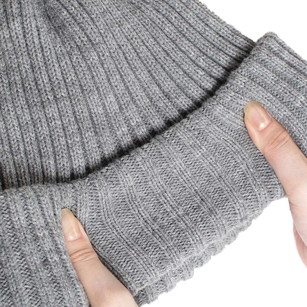 2重シンプルニットワッチ