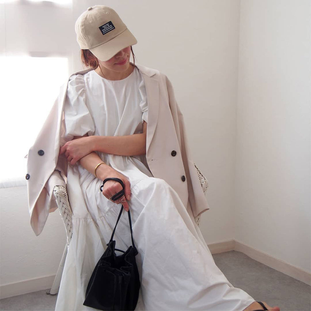 フロントタグツイルキャップ