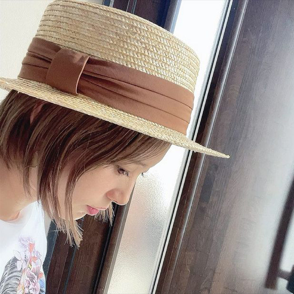 麦ブレードカンカン帽