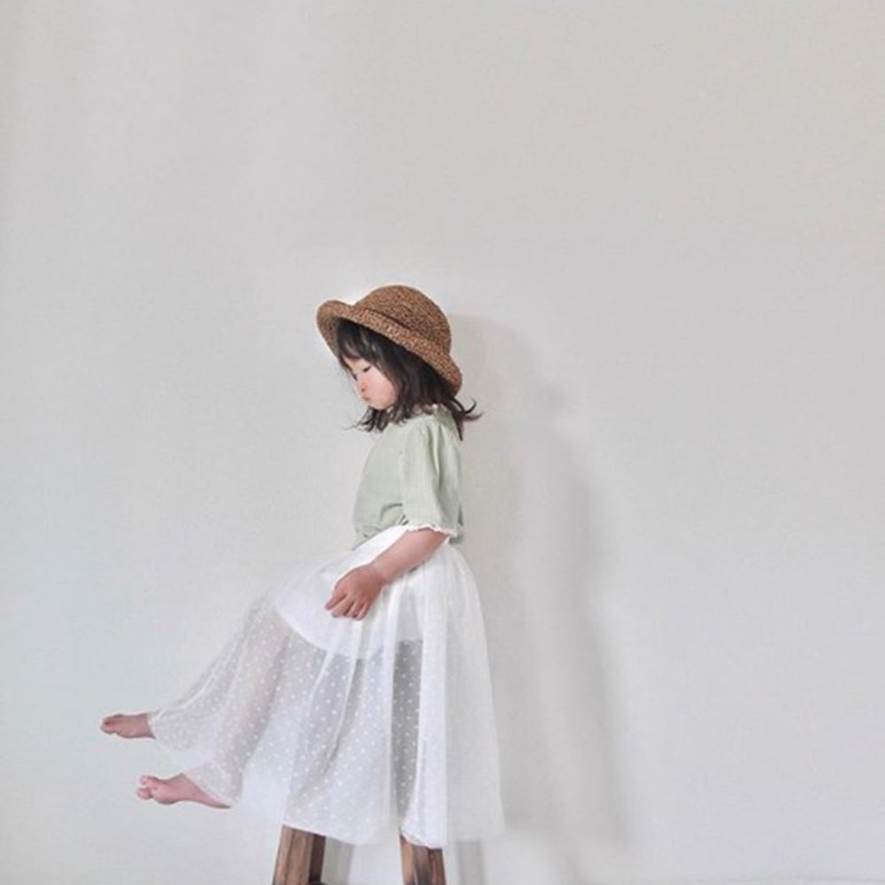 ワックスコード巻きPコマ編み