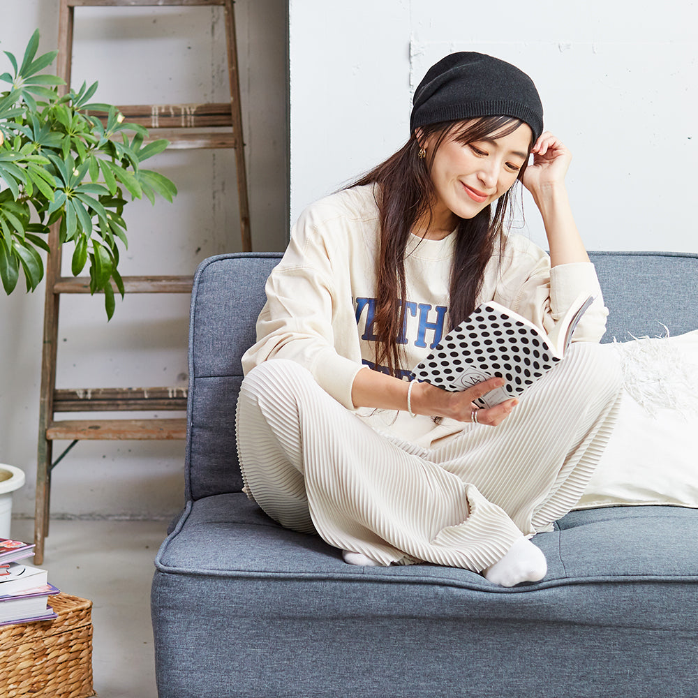 ナイトキャップ風ニット