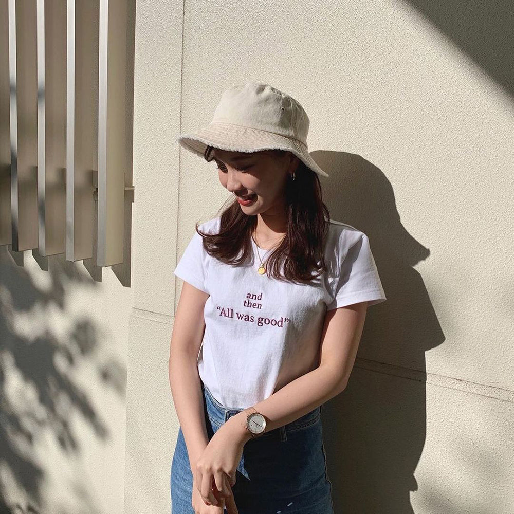 フリンジ紐付きウォッシュハット