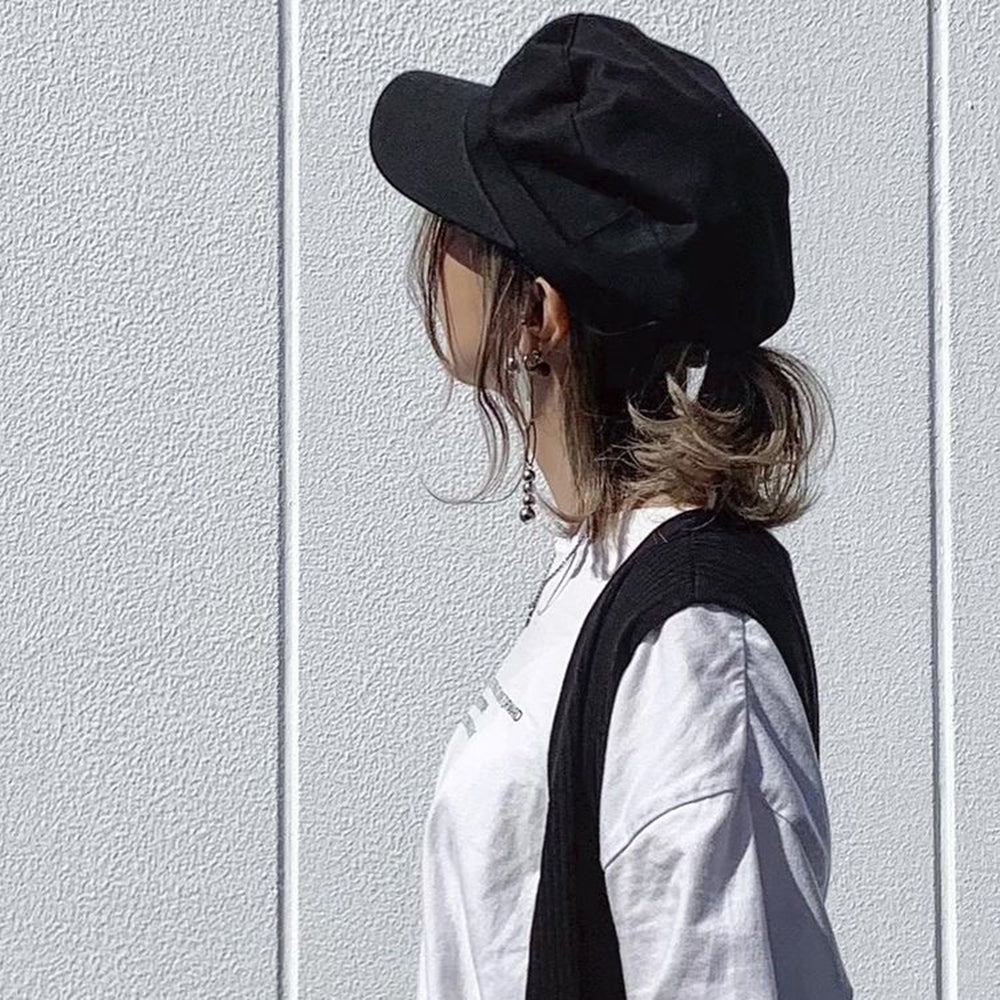 シンプルベーシックマリンワークキャス