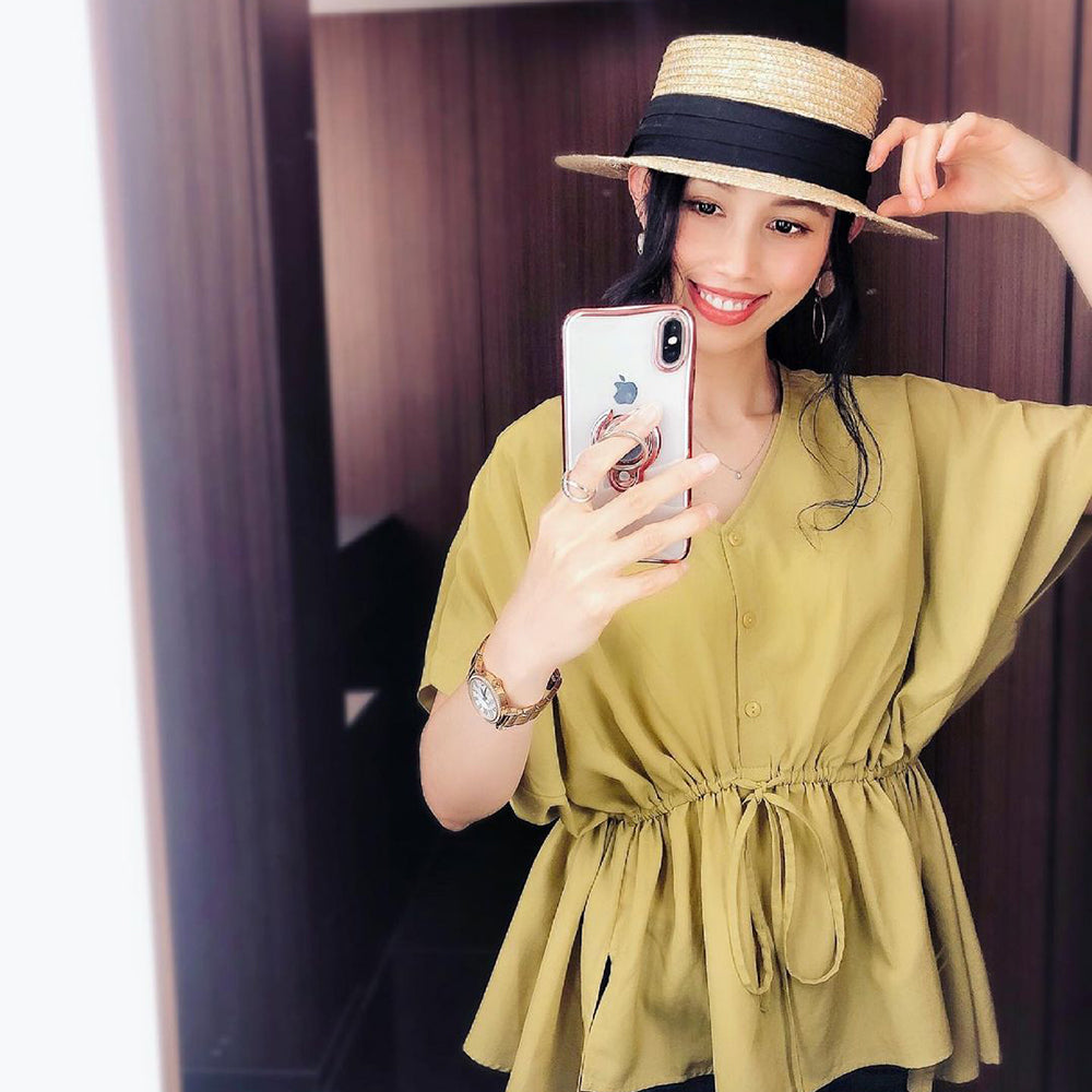 麦ブレードカンカン帽