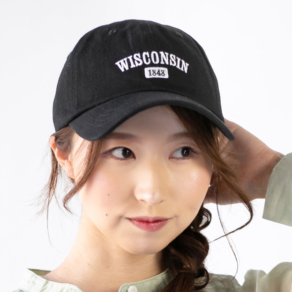 ツイルカレッジ刺繍キャップ