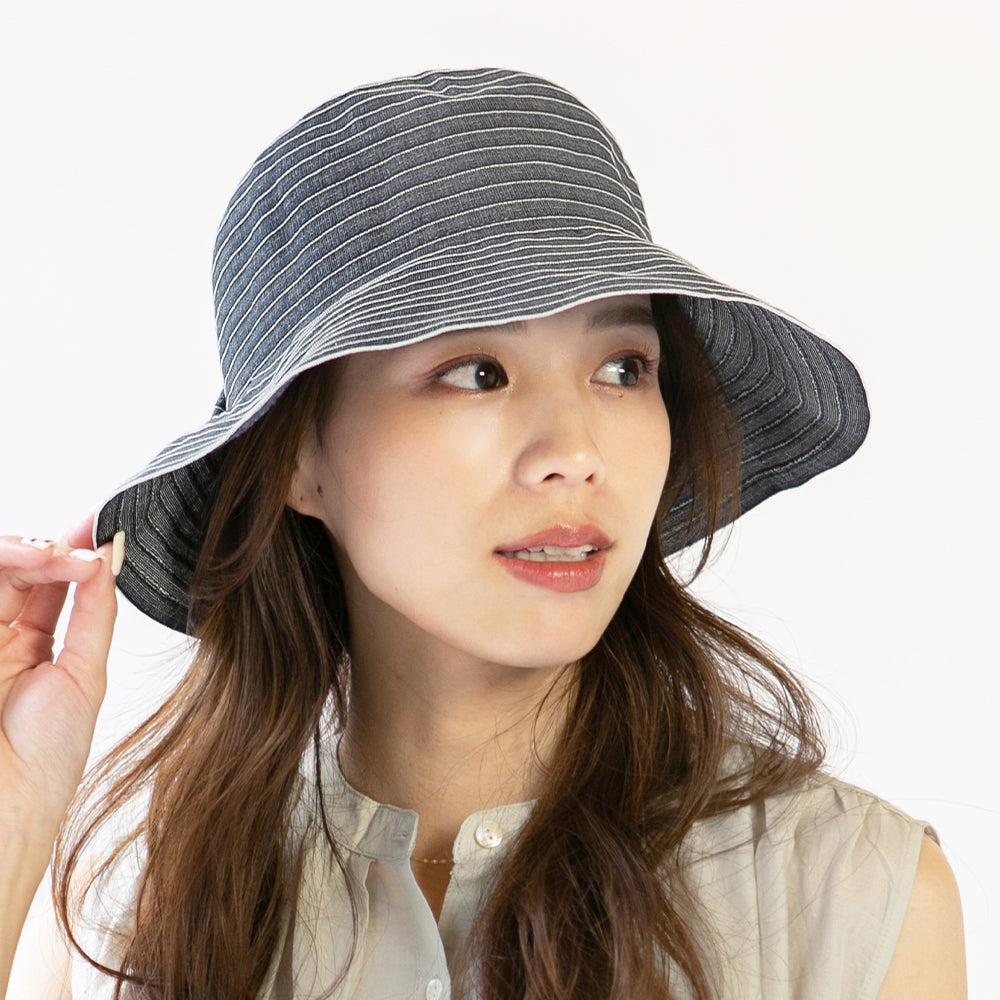 グログラン変形ブリムハット