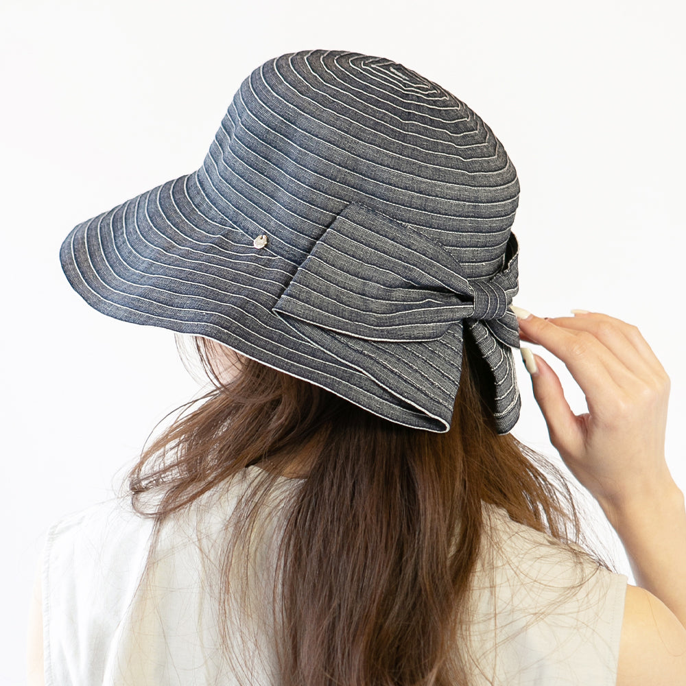 グログラン変形ブリムハット